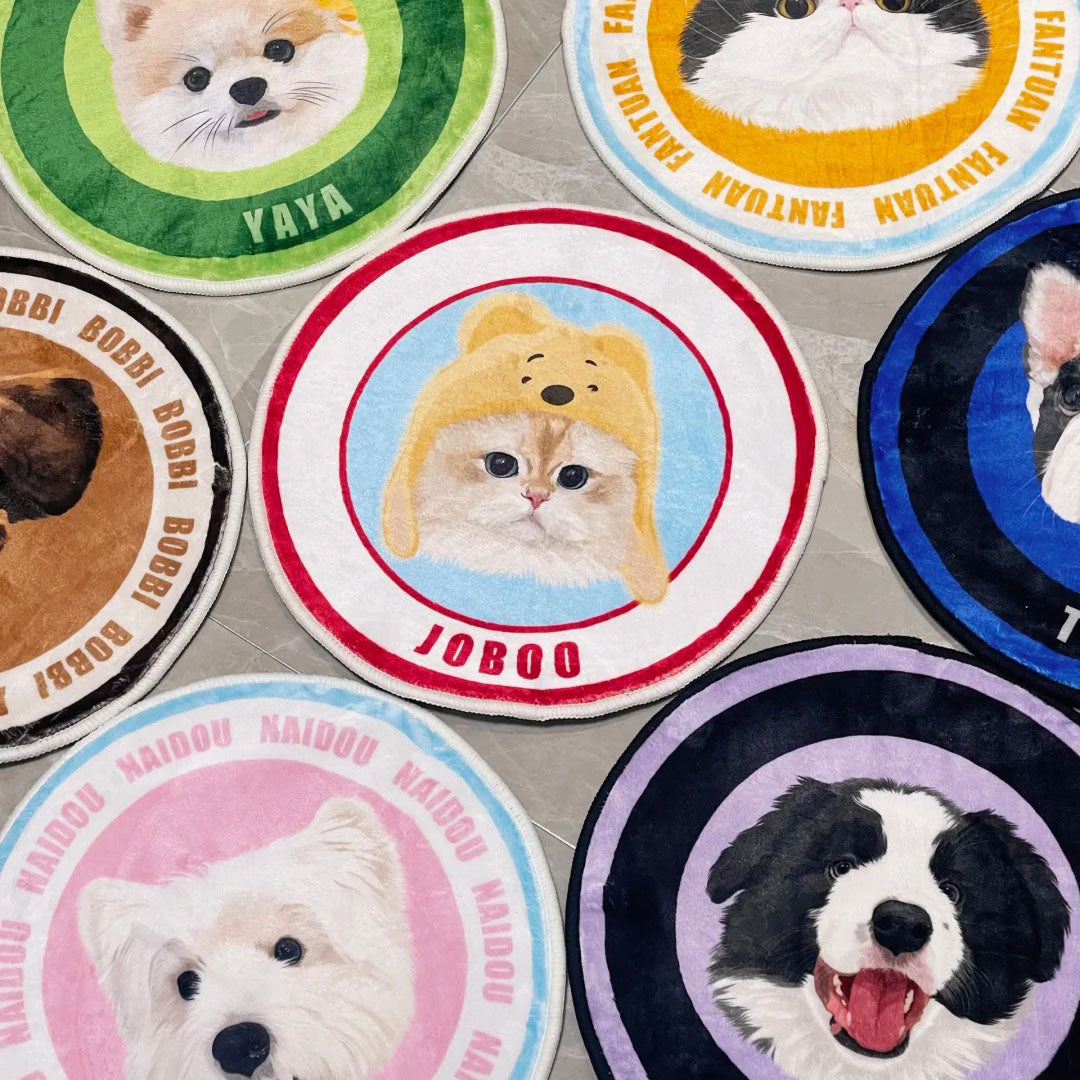 Customized Pet Illustrated Rugs